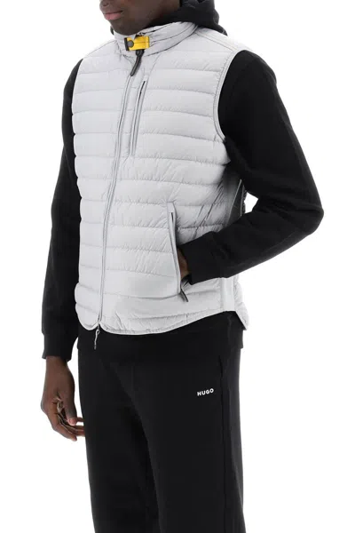 Shop Parajumpers Ly Padded Sleeveless Down In Grigio