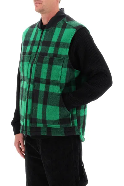 Shop Filson Mackinaw Wool Vest In Verde
