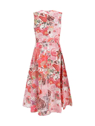 Shop Marni Dresses In Pink Clematis
