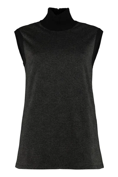 Shop Max Mara Abate Knitted Top In Grey