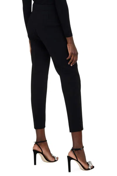 Shop Max Mara Kerry Cady Trousers In Black