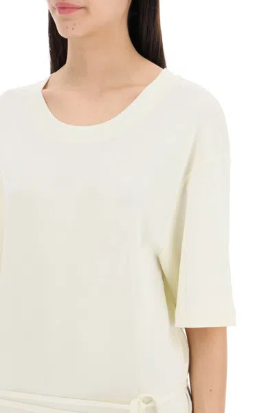 Shop Lemaire Maxi T-shirt Style Dress In Neutro