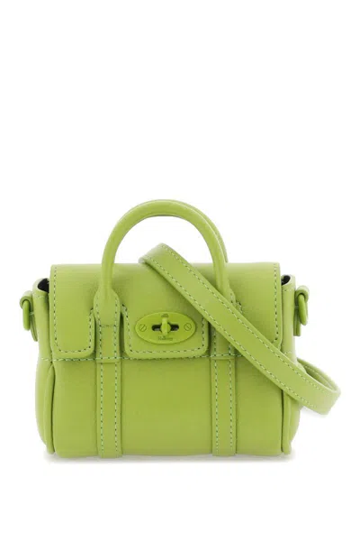 Shop Mulberry Micro Bayswater In Verde
