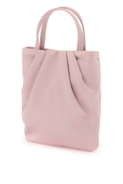 Shop Roger Vivier Micro Drapé Pocket Bag In Rosa