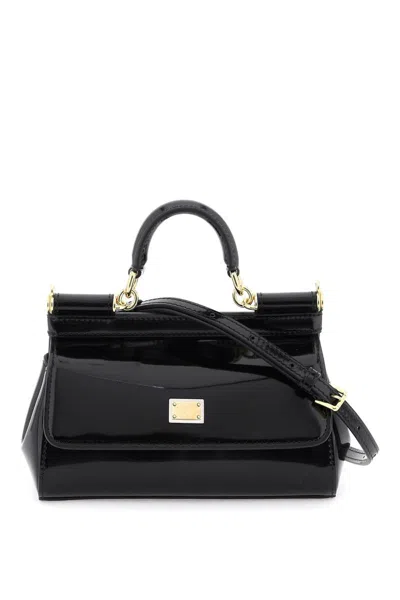 Shop Dolce & Gabbana Mini 'sicily' Bag In Nero