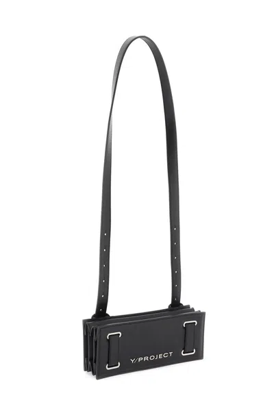 Shop Y/project Mini Accordion Crossbody Bag In Nero