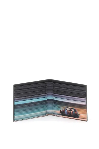 Shop Paul Smith Mini Blur Wallet In Nero