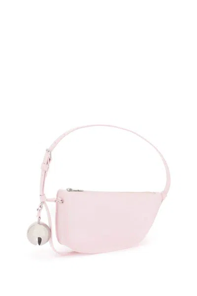 Shop Burberry Mini Shield Shoulder Bag In Rosa