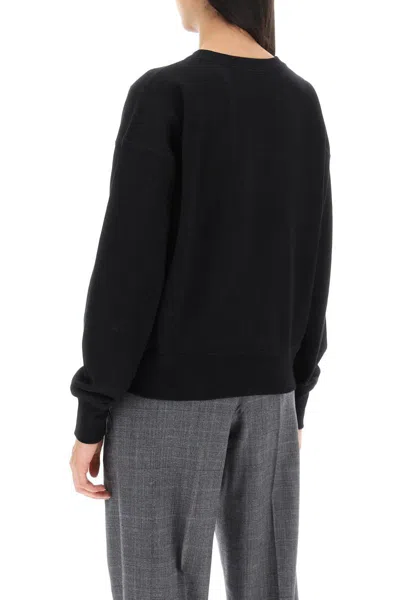 Shop Isabel Marant Étoile Mobyla Crew-neck Sweatshirt In Nero