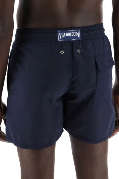 Shop Vilebrequin Moorea Sea Bermuda Shorts In Blu