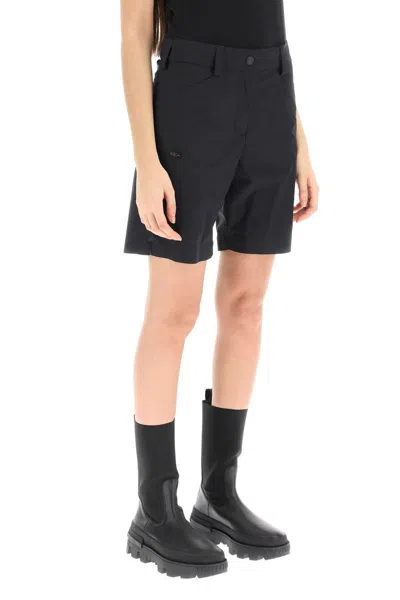 Shop Moncler Multi-pocket Technical Shorts In Nero