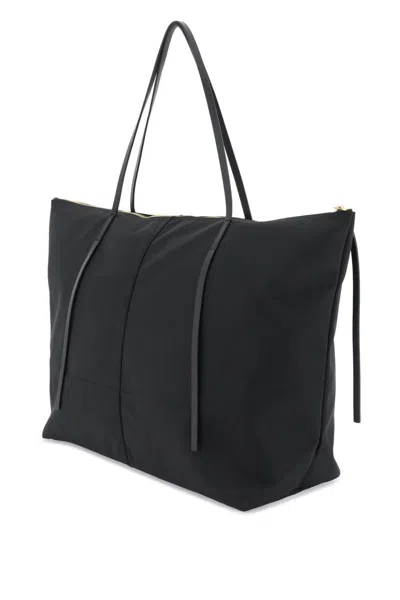 Shop By Malene Birger Nabello Large Tote Bag In Nero
