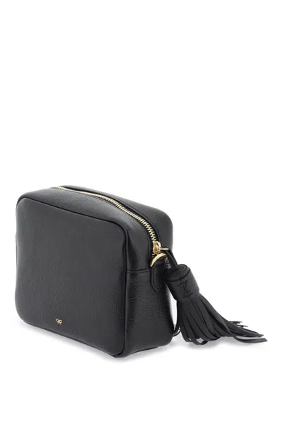 Shop Anya Hindmarch Neeson Tassel Crossbody Bag In Nero