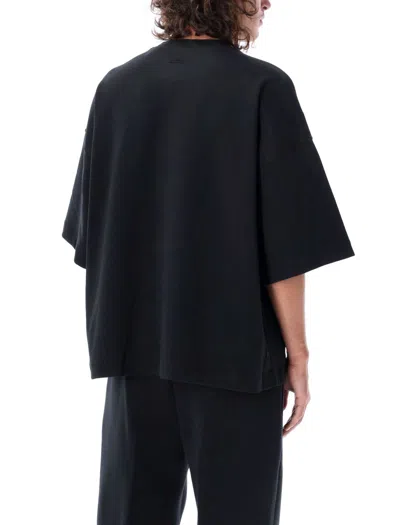 Shop Nike Tee Tech Fleece Reimagined In Black