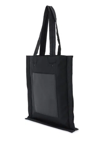 Shop Y-3 Nylon Tote Bag In Nero