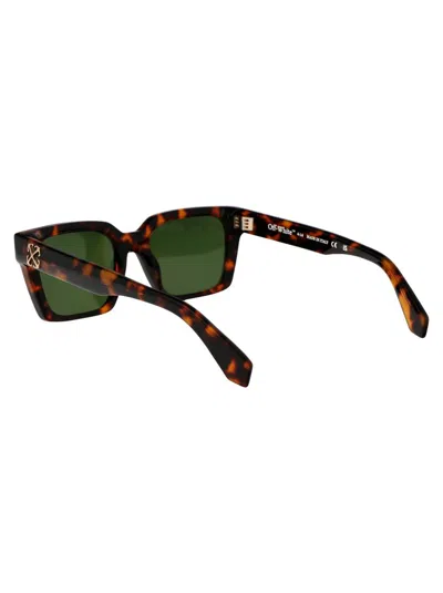 Shop Off-white Sunglasses In 6055 Havana