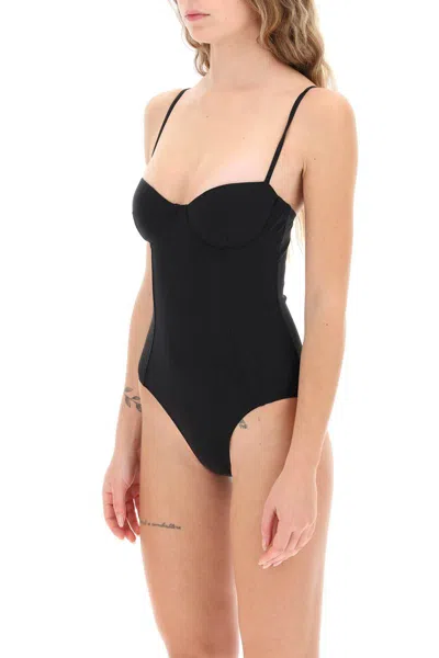 Shop Tory Burch One-piece Swimsuit In Nero