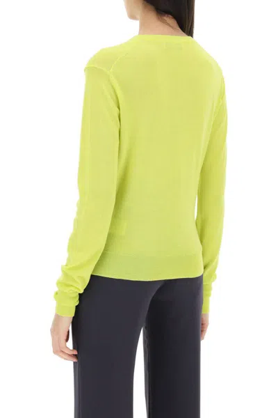 Shop Vivienne Westwood Orb Embroidery Sweater In Giallo