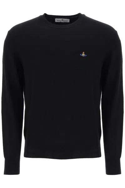 Shop Vivienne Westwood Organic Cotton And Cashmere Sweater In Nero