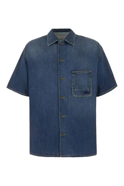 Shop Alexander Mcqueen Shirt In Blue