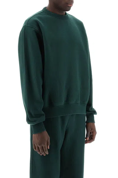 Shop Burberry Oversized Crewneck In Verde