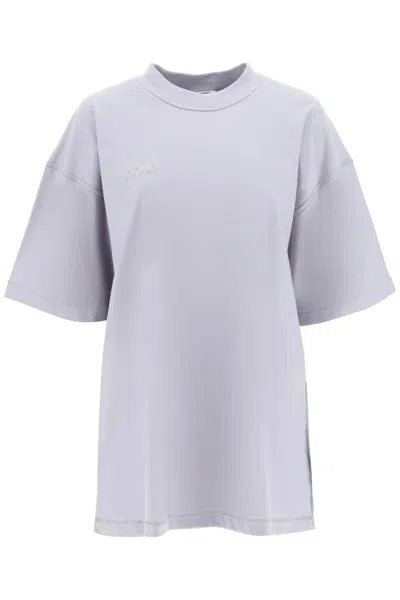 Shop Vetements Oversized Organic Cotton T-shirt In Viola