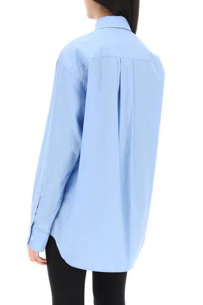 Shop Wardrobe.nyc Oversized Shirt In Blu