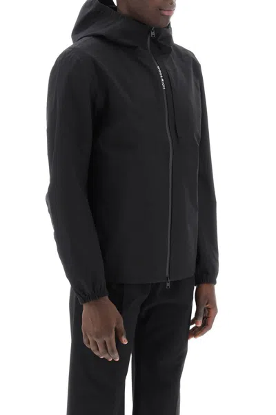 Shop Woolrich Pacific Jacket In Tech Softshell In Nero