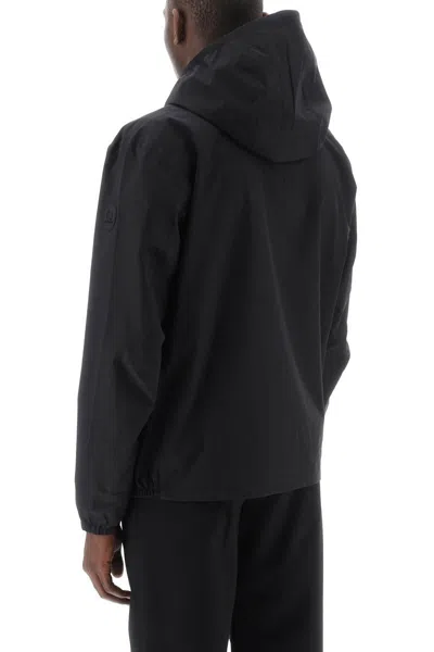 Shop Woolrich Pacific Jacket In Tech Softshell In Nero