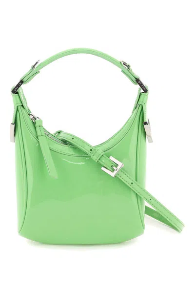 Shop By Far Patent Leather 'cosmo' Bag In Verde