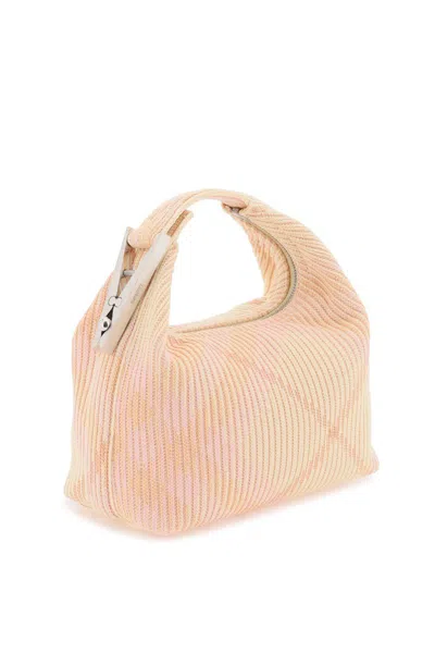 Shop Burberry Peg Mini Bag In Rosa