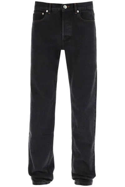Shop Apc Petit New Standard Jeans In Nero