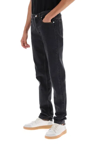Shop Apc Petit New Standard Jeans In Nero
