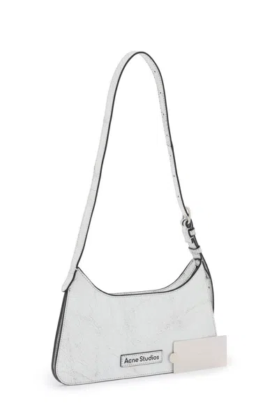 Shop Acne Studios Platt Shoulder Bag In Bianco