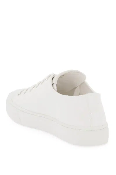 Shop Vivienne Westwood Plimsoll Low Top 2.0 Sneakers In Bianco
