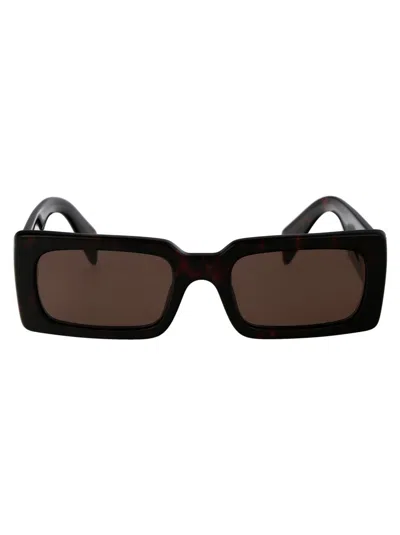 Shop Prada Sunglasses In 16n5y1 Briar Trotoise