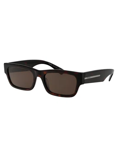 Shop Prada Sunglasses In 17n08t Havana