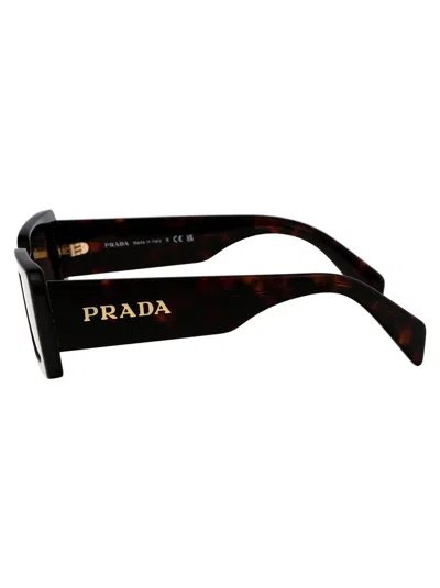 Shop Prada Sunglasses In 16n5y1 Briar Trotoise