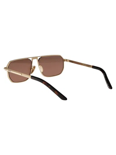 Shop Prada Sunglasses In Vaf10d Matte Pale Gold