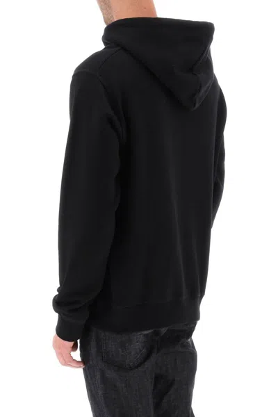 Shop Dsquared2 Printed Hoodie In Nero