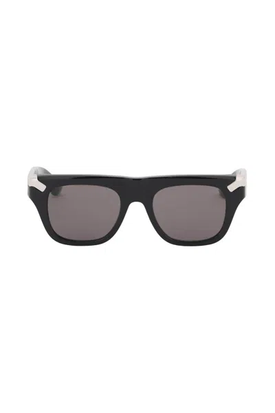 Shop Alexander Mcqueen Punk Rivet Mask Sunglasses In Nero