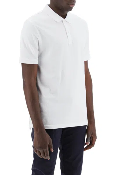 Shop Vilebrequin Regular Fit Cotton Polo Shirt In Bianco