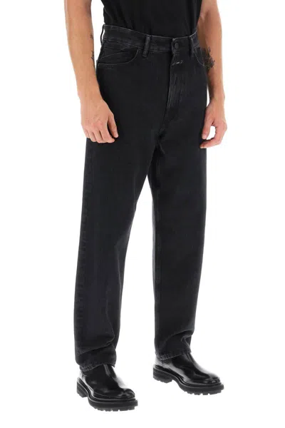 Shop Closed Regular Fit Jeans With Tapered Leg In Nero