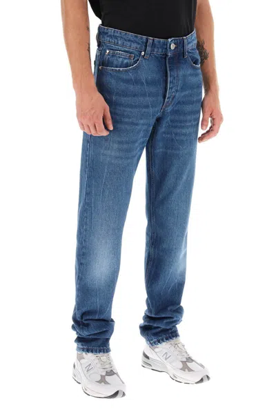 Shop Ami Alexandre Mattiussi Regular Fit Jeans In Blu
