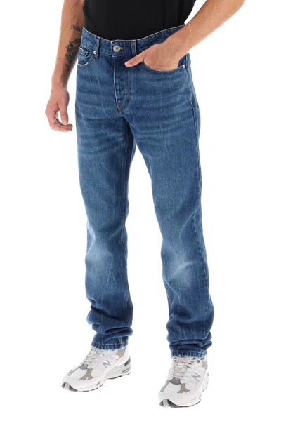 Shop Ami Alexandre Mattiussi Regular Fit Jeans In Blu