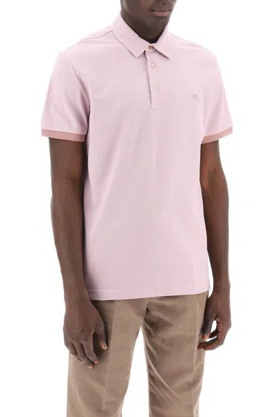 Shop Etro Regular Fit Polo Shirt In Viola