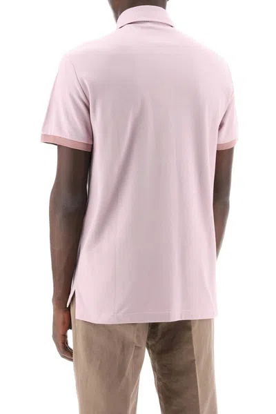 Shop Etro Regular Fit Polo Shirt In Viola