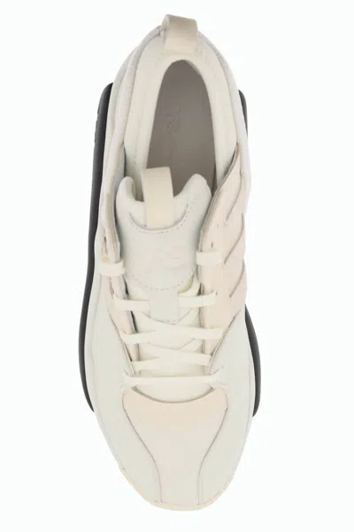 Shop Y-3 Rivalry Sneakers In Bianco