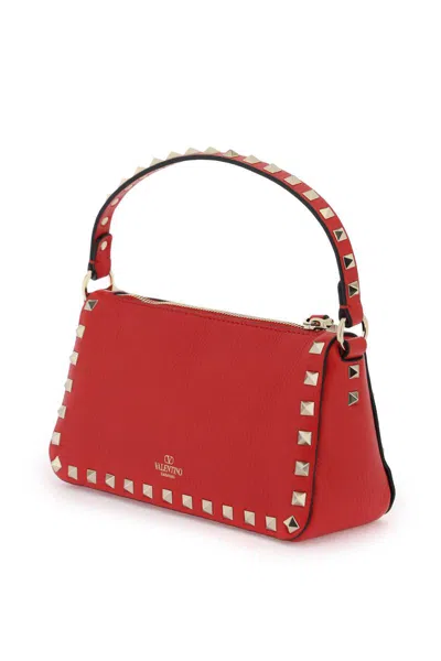 Shop Valentino Rockstud Small Bag In Rosso