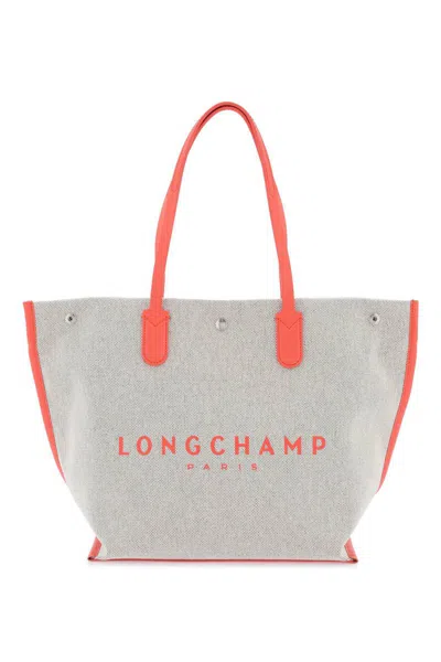 Shop Longchamp Roseau L Tote Bag In Beige